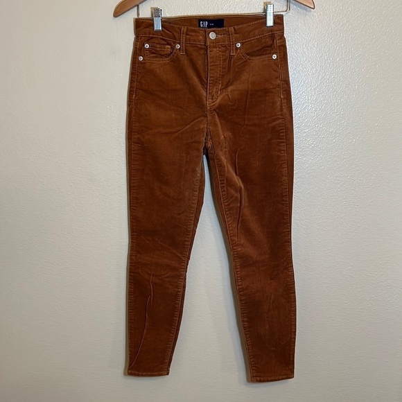 GAP Brown Corduroy Legging Skinny Pant - Picture 1 of 11